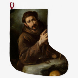 聖フランシス祈りの言葉（キリスト教信仰） ラージクリスマスストッキング