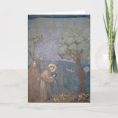 聖フランシス鳥への説教， 1297-99 カード (正面)