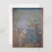 聖フランシス鳥への説教， 1297-99 ポストカード (正面/裏面)