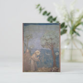 聖フランシス鳥への説教， 1297-99 ポストカード (スタンド正面)