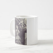 聖フランチェスコ・デ・サール 黒と白の芸術 コーヒーマグカップ (正面左)