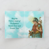 聖フロリアンとバケツ（煙； M 019） カード (内部)