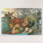 聖フロリアンとバケツ（煙； M 019） ジグソーパズル (横)