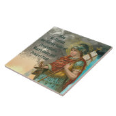 聖フロリアンとバケツ（煙； M 019） タイル (側面)