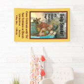 聖フロリアンとバケツ（煙； M 019） 横断幕 (インサイチュ)