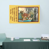 聖フロリアンとバケツ（煙； M 019） 横断幕 (トレードショー)