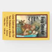 聖フロリアンとバケツ（煙； M 019） 横断幕 (横)