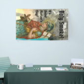 聖フロリアンとバケツ（煙； M 019） 横断幕 (トレードショー)