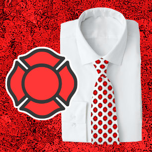 聖フロリアンの十字架と小さな十字架 ネクタイ