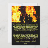 聖フロリアン・カードへの消防士の祈りの言葉 (正面)