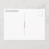 聖フロリアン(桶を持つ煙;M 019) ポストカード (裏面)