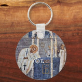 聖ブラワーズ素晴らしはマイスター・ダー・ソフィーの服を着た キーホルダー (正面)