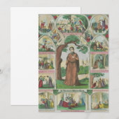 聖ブリギッド・アイルランド 招待状 (正面/裏面)