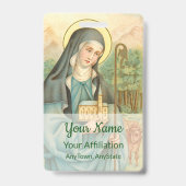 聖ブリギッド・オブ・アイルランド（M 014） バッジ (裏面)