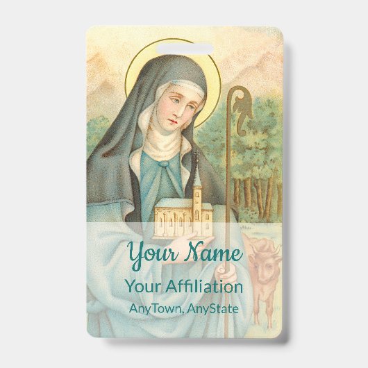 聖ブリギッド・オブ・アイルランド（M 014） バッジ (表面)