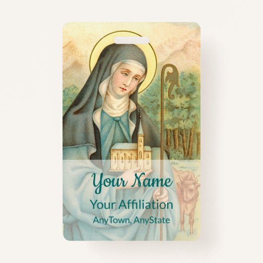 聖ブリギッド・オブ・アイルランド（M 014） バッジ (正面)