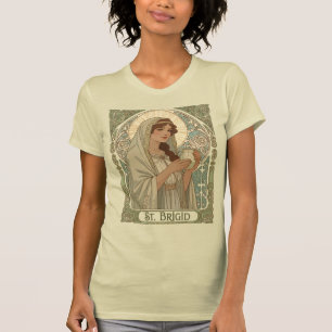聖ブリギッド:酪農の守護聖人 Tシャツ