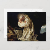 聖ブルーノ祈は砂漠に住み、1763年 ポストカード (正面/裏面)