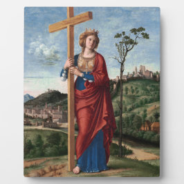 聖ヘレナと真の十字架の神聖なアート フォトプラーク