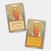 聖ヘンリー二世、皇帝(BBS 10、スタイル2) バッジ (表裏)