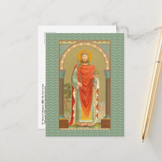 聖ヘンリー二世、皇帝(BBS 10) ポストカード (正面/裏面インサイチュ)