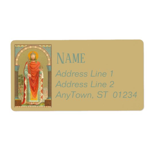 聖ヘンリー二世(BBS 10、スタイル4) ラベル (正面)