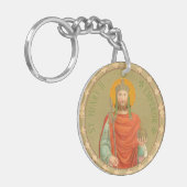 聖ヘンリー2世、皇帝(BBS 10)ラウンド キーホルダー (正面左)