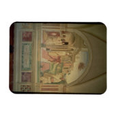 聖ベネディクトの生涯からの鞭打ち マグネット (横)