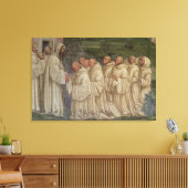 聖ベネディクトの生涯からベネディクトの修道士( キャンバスプリント (インサイチュ (リビング))