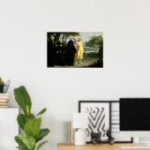 聖ベネディクトの生涯の場面 ポスター (ホームオフィス)