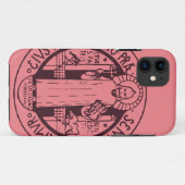 聖ベネディクトゥスのメダイ Case-Mate iPhoneケース (裏面(横))