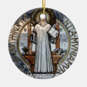 聖ベネディクト勲章クリスマス装飾品 セラミックオーナメント (正面)