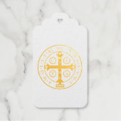 聖ベネディクト勲章フォイルギフトラベル ギフトタグ (正面)