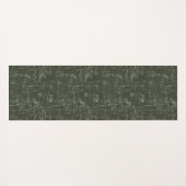 聖ベネディクト勲章ラテン祈りの言葉 ヨガマット (裏面(横))