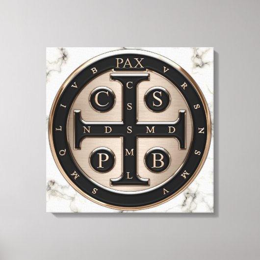 聖ベネディクト勲章 キャンバスプリント (正面)