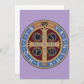 聖ベネディクト勲章 サンキューカード (正面/裏面)