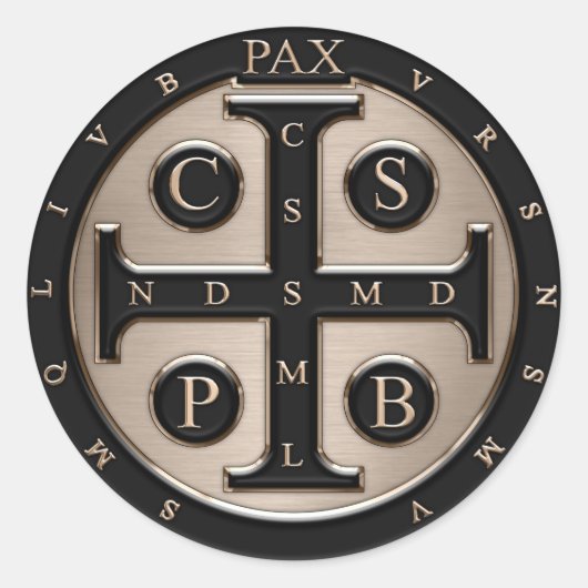 聖ベネディクト勲章 ラウンドシール (正面)