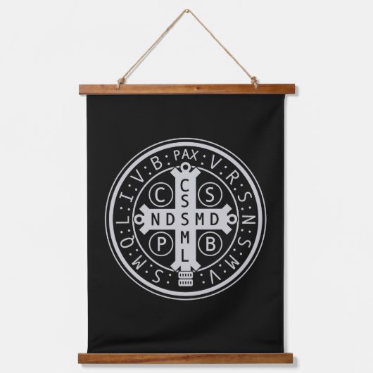 聖ベネディクト・タペストリー勲章 吊り下げ型タペストリー (正面)