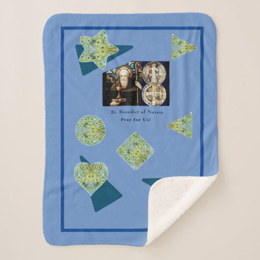 聖ベネディクト・ヌルシア シェルパブランケット (正面)