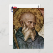 聖ベネディクト ポストカード (正面/裏面)