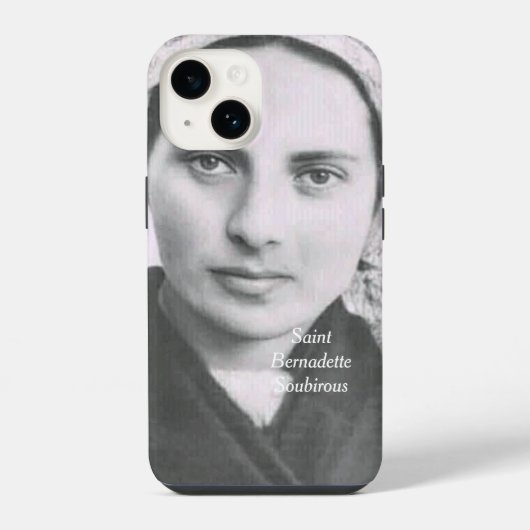 聖ベルナデッタ・スビルー iPhoneケース (裏面)