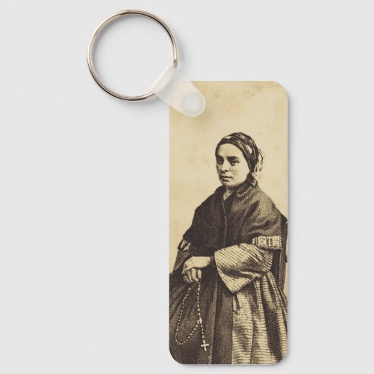 聖ベルナデッタ・スービルースの美術 キーホルダー (正面)