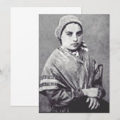 聖ベルナデッタ・スービロス 招待状 (正面/裏面)