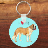 聖ベルナールが大好き キーホルダー (正面)