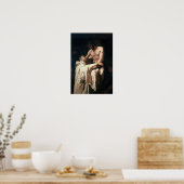 聖ベルナールを受け入れるキリスト ポスター (キッチン)