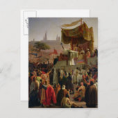 聖ベルナール二度目の十字軍を宣教 ポストカード (正面/裏面)