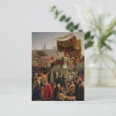 聖ベルナール二度目の十字軍を宣教 ポストカード (スタンド正面)