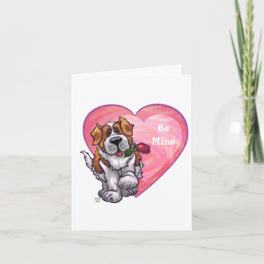 聖ベルナール・バレンタインデー シーズンカード (正面)