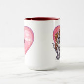 聖ベルナール・バレンタインデー マグカップ (中央)