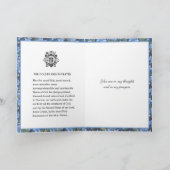 聖ベロニカ宗教聖顔イエズスフローラ カード (内部)